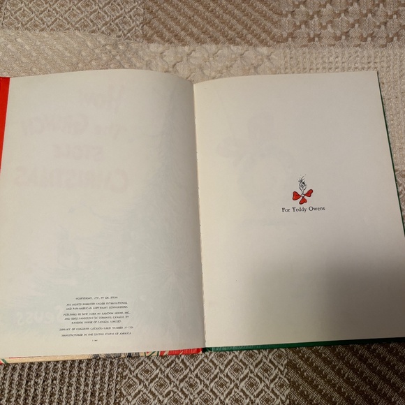 How The Grinch Stole Christmas! First Edition 1957 - Picture 4 of 6